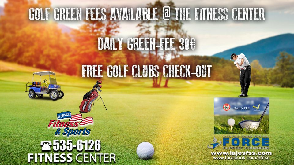 Golf Green Fees Lajes Force Support