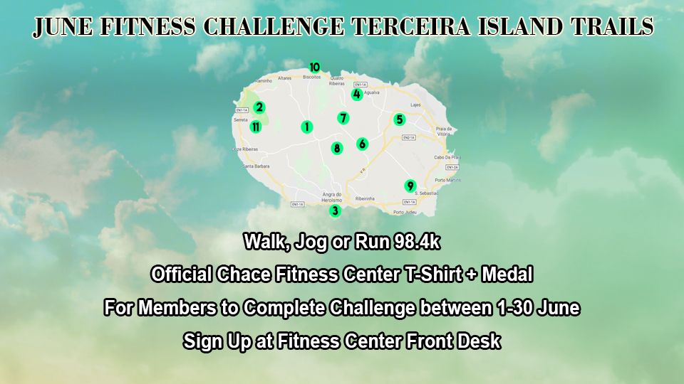 June Fitness Challenge Terceira Island Trails