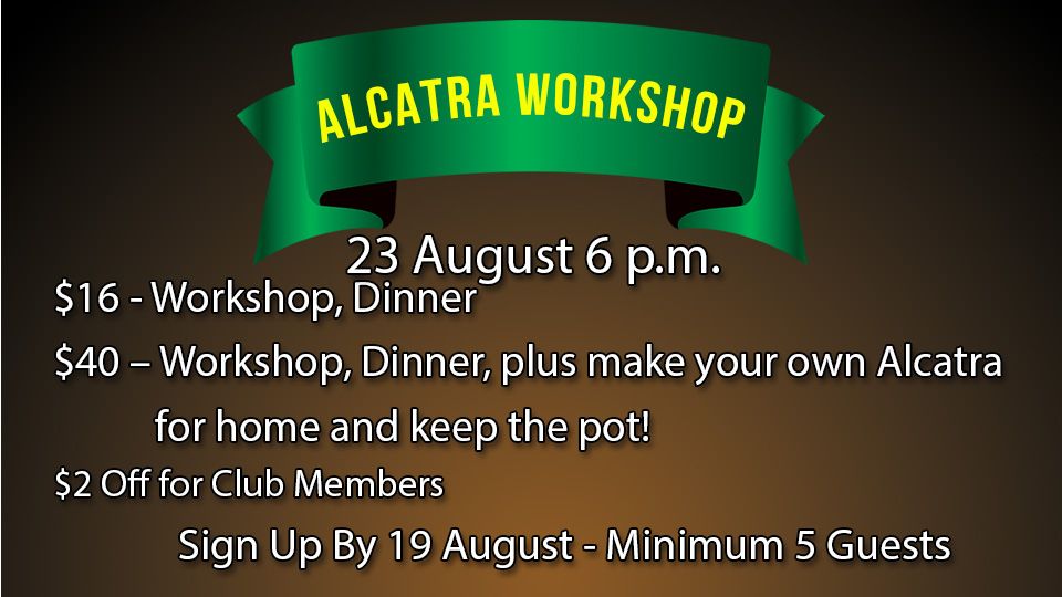Alcatra Workshop 23 August