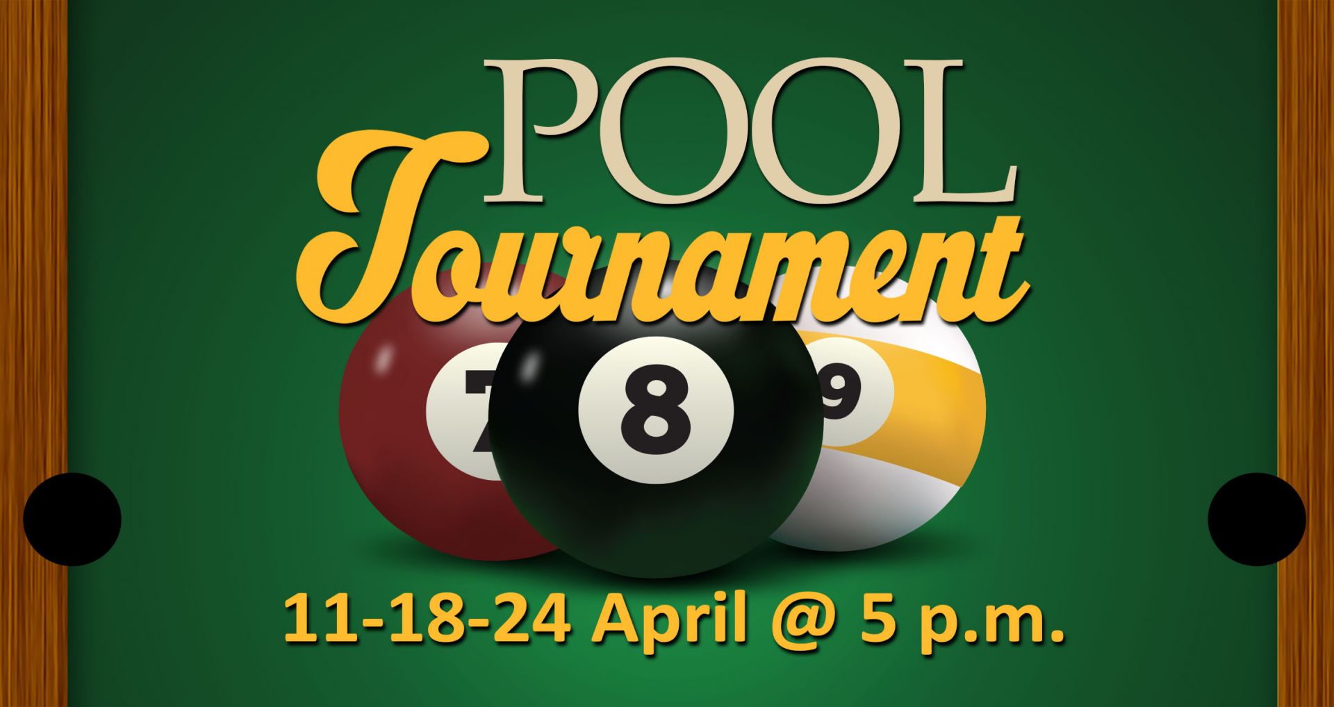Pool Tournament 11-18-24 April