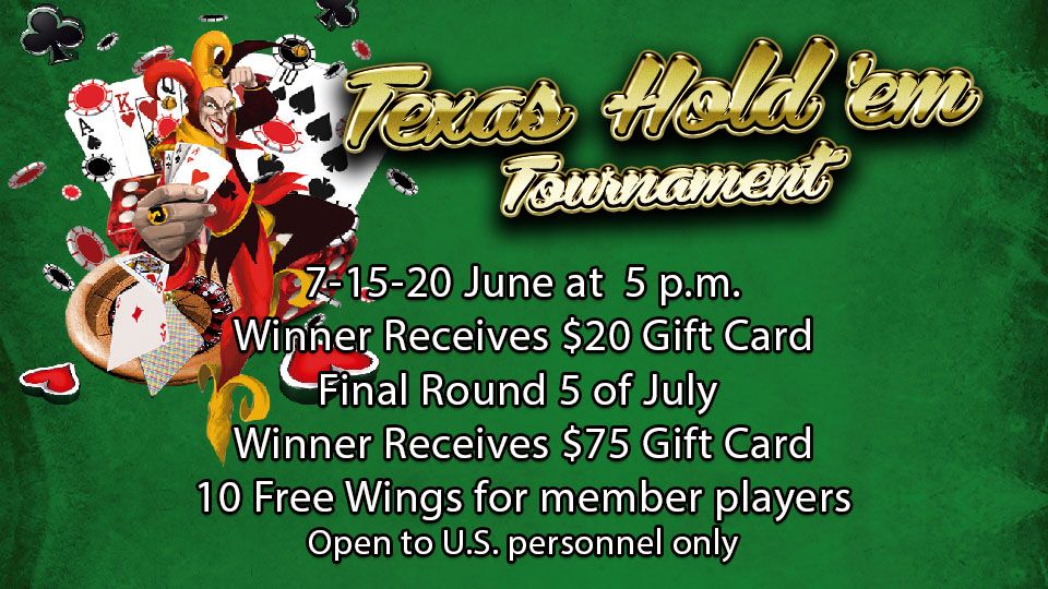 Texas Hold 'em Tournament June