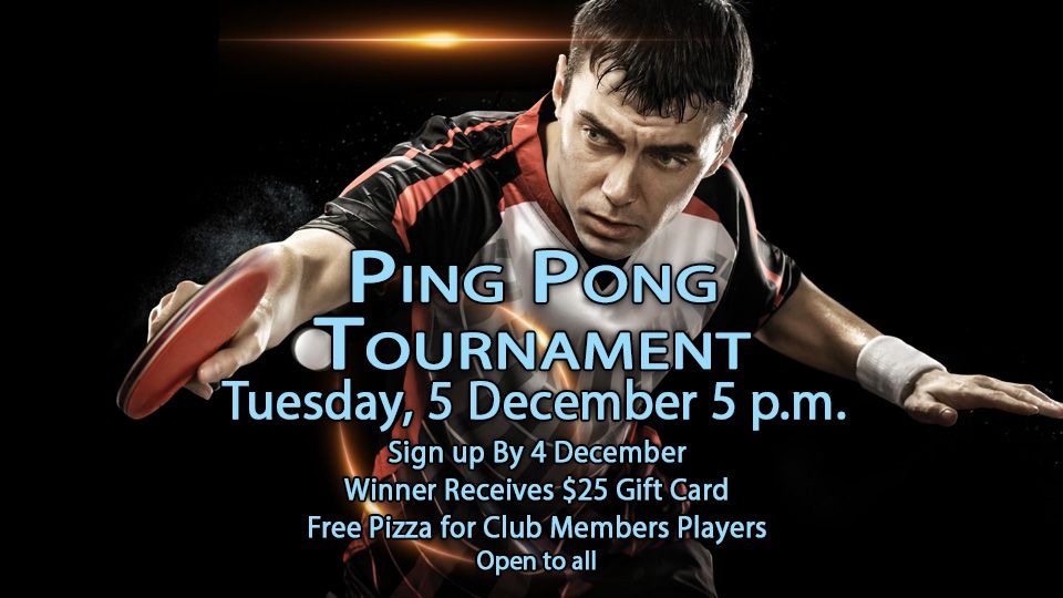 Ping Pong Tournament December