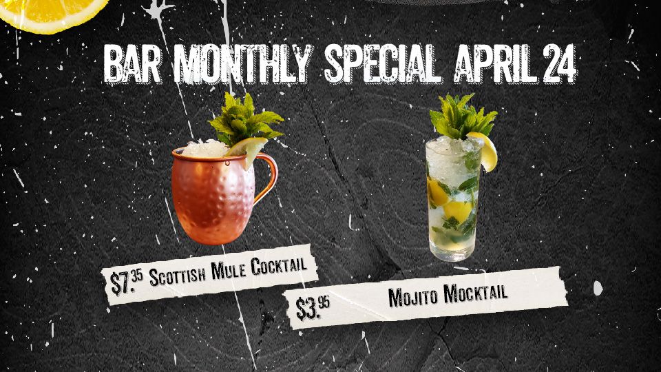 Bar Monthly Special April 24